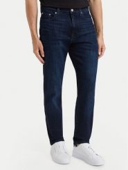 Tommy Hilfiger Jeansy Denton MW0MW44924 Granatowy Slim Fit. Niebieskie jeansy męskie Tommy Hilfiger, z bawełny. Za 409.99 zł.