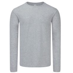 Koszulka Unisex Dla Dorosłych Iconic Heather. Szare bluzki damskie fruit of the loom, xl, bez wzorów, sportowe, bez kołnierzyka, bez ramiączek. Za 63.99 zł.