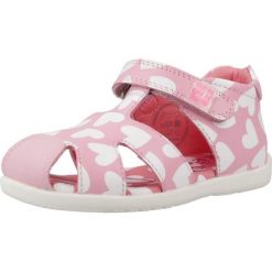 Sandały AGATHA RUIZ DE LA PRADA 242903A Rose. Czerwone sandały damskie Agatha Ruiz de la Prada, bez wzorów, ze skóry, bez obcasa, bez zapięcia. Za 246.55 zł.