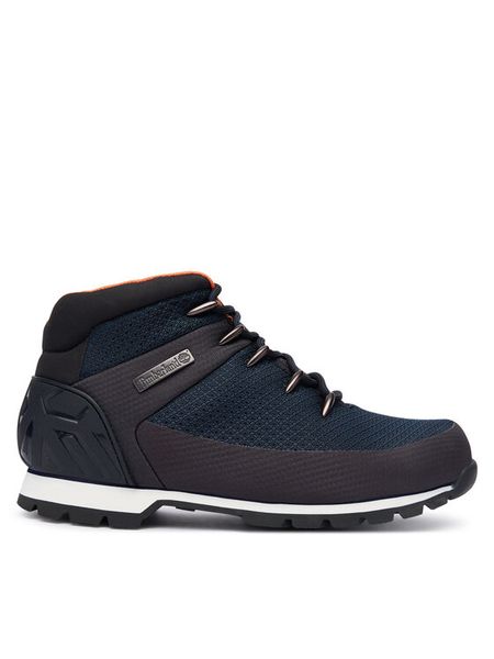 Timberland Trzewiki Euro Sprint Fabric Wp TB1A1QKA0191 Granatowy. Niebieskie botki męskie Timberland, bez wzorów, z materiału, bez obcasa, bez zapięcia. Za 679.99 zł.