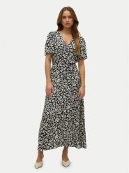 Vero Moda Sukienka letnia Alba 10330301 Czarny Regular Fit. Czarne sukienki damskie Vero Moda, na lato, s, bez wzorów, z wiskozy, bez kołnierzyka, bez ramiączek. Za 129.99 zł.
