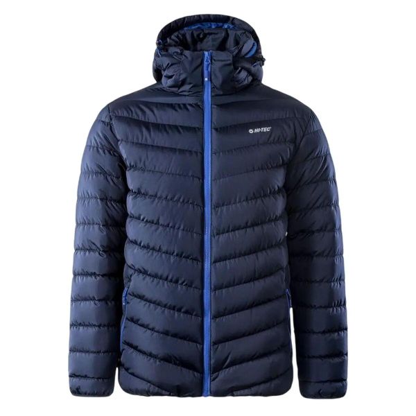 Męska Kurtka Michos. Niebieskie kurtki męskie Hi-tec, m, bez wzorów, z materiału, z kapturem. Za 338.99 zł.