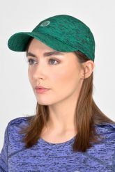 Czapka z daszkiem do biegania Unisex Nessi Sportswear. Zielone czapki damskie NESSI SPORTSWEAR, bez wzorów, z elastanu, sportowe. Za 279.00 zł.