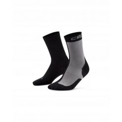 Skarpety kompresyjne CEP Compression Core 5.0 Mid Cut. Czarne skarpety męskie CEP, bez wzorów. Za 84.00 zł.