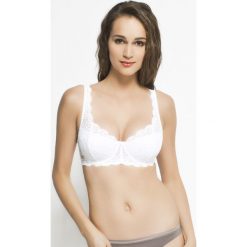 Triumph - Bielizna Amourette. Biała biustonosze Triumph, bez wzorów, z bawełny. W wyprzedaży za 149.90 zł.