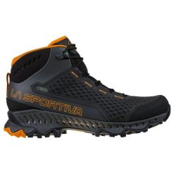 Buty turystyczne męskie La Sportiva Stream GTX. Szare buty zimowe męskie La Sportiva, bez wzorów, bez obcasa, bez zapięcia. Za 881.99 zł.