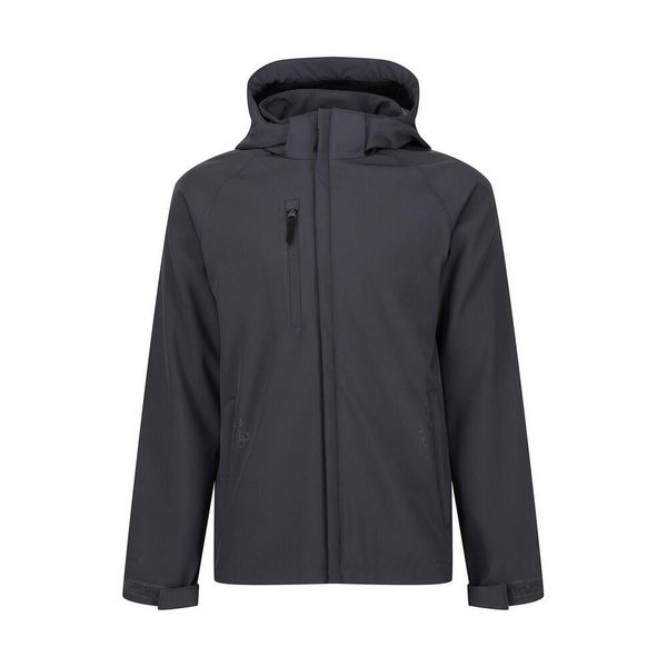 Kurtka Softshellowa Męska Wyściełane Z Kapturem Repeller. Szare kurtki męskie Regatta, l, bez wzorów, sportowe, z kapturem. Za 312.99 zł.