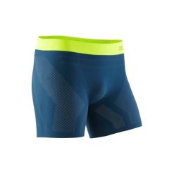 Bokserki do biegania męskie. Niebieskie bokserki męskie KALENJI, bez wzorów, z elastanu. Za 49.99 zł.