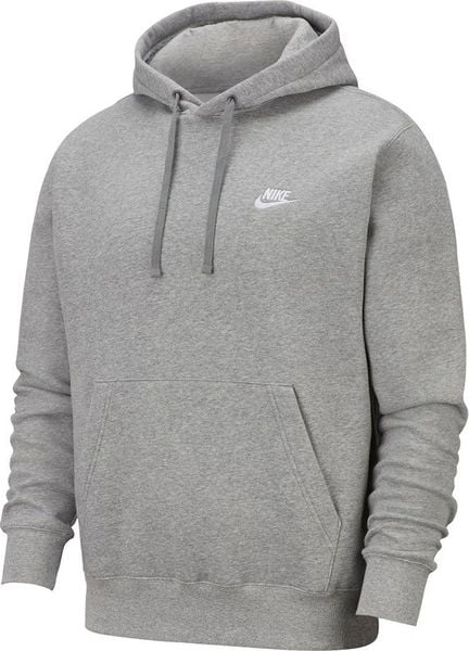 Nike Bluza męska Nsw Club Hoodie szara r. 2XL (BV2654 063). Szare bluzy męskie Nike, m, bez wzorów, bez kaptura. Za 251.42 zł.