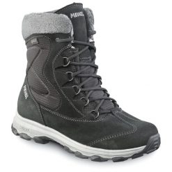 Buty damskie zimowe Meindl Civetta Lady ocieplane z membraną Gore-Tex. Czarne obuwie trekkingowe damskie MEINDL, z gore-texu, bez zapięcia. Za 1,399.99 zł.