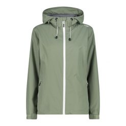 Damska kurtka wodoodporna CMP. Czerwone kurtki sportowe damskie CMP, s, bez wzorów, z materiału, bez ramiączek, z kapturem, trekkingowe. Za 324.00 zł.