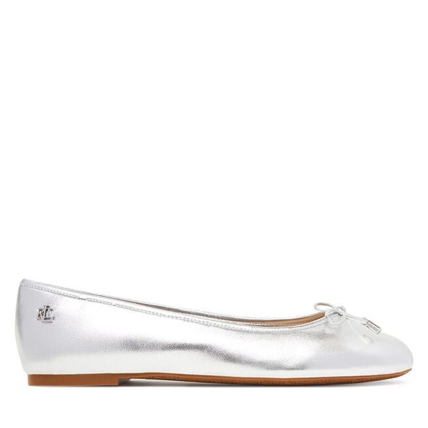 Baleriny LAUREN RALPH LAUREN. Szare balerinki damskie Lauren Ralph Lauren, bez wzorów, bez obcasa, bez zapięcia. Za 319.99 zł.