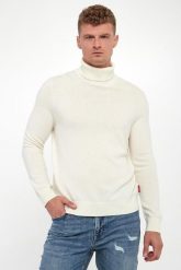 Golf męski wełniany Larsor JOOP! JEANS. Swetry męskie JOOP! Jeans, l, bez wzorów, z jeansu, bez kołnierzyka, bez ramiączek. Za 729.00 zł.