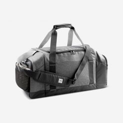 Torba sportowa Decathlon Academic 55 l. Czarne torby na ramię męskie Decathlon, bez wzorów, z materiału, na ramię. Za 119.99 zł.