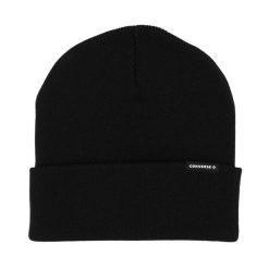 Czapka Converse czarna 10027532-A07. Czarne czapki damskie BABOLAT, bez wzorów, sportowe. Za 85.00 zł.