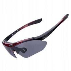 Okulary rowerowe fotochromatyczne ROCKBROS. Brązowe okulary przeciwsłoneczne damskie ROCKBROS. Za 115.60 zł.