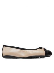 Caprice Baleriny 9-22113-42 Beżowy. Brązowe balerinki damskie Caprice, bez wzorów, ze skóry, bez obcasa, bez zapięcia. Za 178.99 zł.