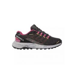 Chaussures de sport Femme FLY STRIKE Merrell BLACK/FUCHSIA J067444 Noir. Czarne obuwie sportowe damskie Merrell, bez wzorów, z materiału, bez zapięcia, do biegania. Za 519.00 zł.