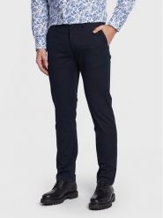 Tommy Hilfiger Chinosy Core Denton MW0MW28884 Granatowy Straight Fit. Niebieskie eleganckie spodnie męskie Tommy Hilfiger, bez wzorów, z bawełny. Za 339.99 zł.