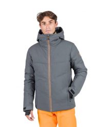 Kurtka narciarska Rossignol męska Siz szara. Szare kurtki sportowe męskie Rossignol, m, z aplikacjami, z puchu, bez kaptura, narciarskie. Za 1,458.90 zł.