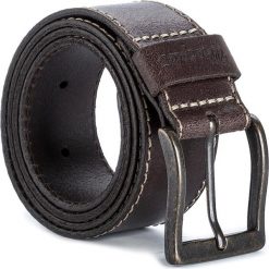 Pasek Męski WRANGLER - Stitched Belt W0081US85 85 Brown. Brązowe paski męskie Wrangler, ze skóry. Za 109.00 zł.