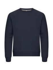 Clique Miami PRO Roundneck bluza unisex z French terry – Dark Navy. Niebieskie bluzy damskie CLIQUE, xl, bez wzorów, z bawełny, bez ramiączek, bez kaptura. Za 189.36 zł.