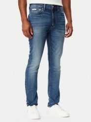 Calvin Klein Jeans Jeansy LV04RH753G Niebieski Skinny Fit. Niebieskie jeansy męskie Calvin Klein Jeans, z bawełny. Za 409.99 zł.