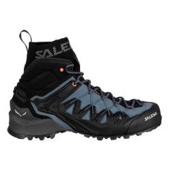 Buty trekkingowe męskie Salewa Wildfire Edge Mid Gtx. Czarne buty zimowe męskie Salewa, bez wzorów, bez obcasa, bez zapięcia. Za 839.37 zł.