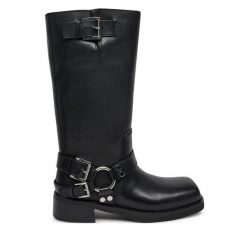 Oficerki MICHAEL Michael Kors. Czarne kozaki damskie MICHAEL Michael Kors, bez wzorów, bez obcasa, na płaskiej podeszwie, bez zapięcia. Za 889.99 zł.
