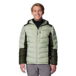 Kurtka puchowa męska Columbia Labyrinth Loop II Hooded. Zielone kurtki męskie Columbia, m, bez wzorów, z puchu, sportowe, bez kaptura. Za 819.99 zł.