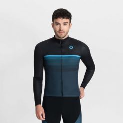 Koszulka rowerowa męska Rogelli HERO II z długim rękawem. Czarne bluzy męskie Rogelli, na lato, m, bez wzorów, sportowe, bez ramiączek, bez kaptura. Za 451.00 zł.