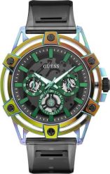 Zegarek męski Guess GW0806G5 czarny. Czarne zegarki męskie Guess, z aplikacjami. Za 1,360.10 zł.