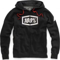100% Bluza męska Syndicate Hooded Zip Sweatshirt Black Heather White r. XL. Białe bluzy męskie 100%, m, bez wzorów, bez kaptura. Za 234.47 zł.