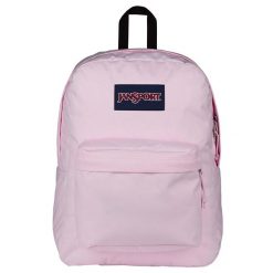 Plecak sportowo-turystyczny dla dorosłych Superbreak Backpack 26 L. Czerwone plecaki damskie Jansport, bez wzorów, sportowe. Za 139.99 zł.