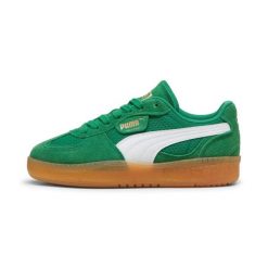 Buty damskie sportowe Puma PALERMO MODA VINTAGE WNS. Zielone obuwie sportowe damskie Puma, bez wzorów, bez zapięcia, trekkingowe. Za 349.00 zł.