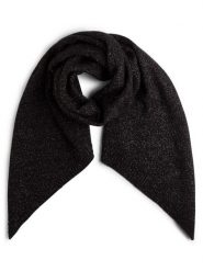 Vila Szalik - Vikody Kobiety Sztuczne włókno czarny|srebrny, ONE SIZE. Czarne szaliki damskie Vila, bez wzorów, z dzianiny. Za 79.95 zł.