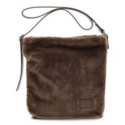 Brązowa Torebka Big Star Modna Shopperka Damska. Brązowe shopperki damskie BIG STAR, bez wzorów, z materiału, na ramię, bez dodatków. Za 169.00 zł.