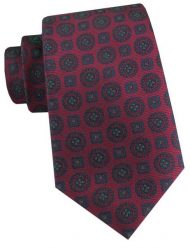 Męski Krawat - Głęboka Czerwień w Grochy - Alties. Czerwone krawaty i muchy Alties, bez wzorów, z tkaniny, eleganckie. Za 55.00 zł.