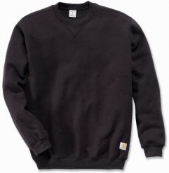 Visent Bluza Carhartt Midweight Crewneck Black. Czarne bluzy męskie Visent, m, bez wzorów, bez ramiączek, bez kaptura. Za 212.89 zł.