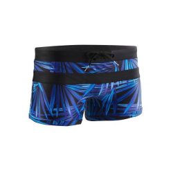 Bokserki pływackie 100 POOL ALL OPI męskie. Niebieskie bokserki męskie NABAIJI, bez wzorów, z materiału. Za 59.99 zł.