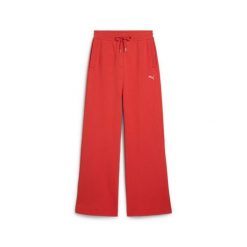 Spodnie Puma Premium Ess Relaxed. Czerwone spodnie dresowe damskie Puma, bez wzorów, sportowe, długie. Za 213.99 zł.