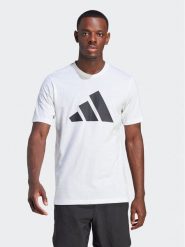 Adidas T-Shirt Train Essentials Feelready Logo Training IM4373 Biały Regular Fit. Białe koszulki sportowe męskie Adidas, m, bez wzorów, z bawełny, bez ramiączek, na fitness i siłownię. Za 89.99 zł.