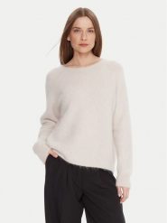 Kontatto Sweter 3M0863C Écru Relaxed Fit. Swetry nierozpinane damskie Kontatto, m, bez wzorów, z syntetyku, bez kołnierzyka, bez ramiączek. Za 399.99 zł.