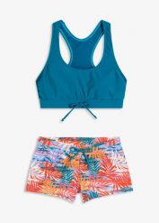 Bikini bustier (2 części). Niebieskie bikini bonprix, bez wzorów. Za 119.99 zł.