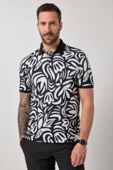 Męska Koszulka polo FLEXNAMIC® golf pika nadruk na całej powierzchni rękaw 1/2. Czarne swetry męskie JAY-PI, m, bez wzorów, z elastanu, bez kołnierzyka, bez ramiączek. Za 199.99 zł.