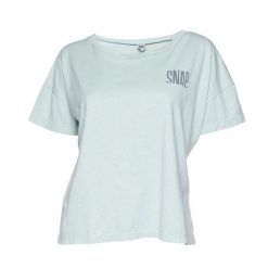 Damska koszulka w stylu crop top Snap Climbing. Zielone bluzki damskie SNAP CLIMBING, l, bez wzorów, sportowe, bez kołnierzyka, bez ramiączek. W wyprzedaży za 155.00 zł.