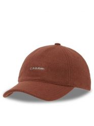 Calvin Klein Czapka z daszkiem K60K612364 Brązowy. Brązowe czapki damskie Calvin Klein, bez wzorów, z materiału. Za 159.99 zł.