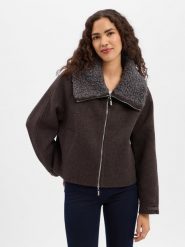 MOS MOSH sweter wełniany Kobiety brązowy, L. Brązowe swetry nierozpinane damskie Mos Mosh, l, bez wzorów, z wełny, bez kołnierzyka, bez ramiączek. Za 999.95 zł.