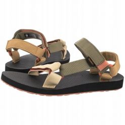 Teva Sandały damskie Original Universal - burnt olive multi rozmiar: 39 (730874). Zielone sandały damskie Teva, bez wzorów, bez obcasa, bez zapięcia. Za 212.81 zł.