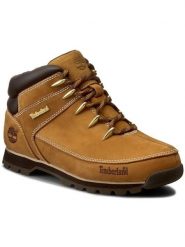 Timberland Trapery Euro Sprint A122I/TB0A122I2311 Brązowy. Brązowe buty zimowe męskie Timberland, bez wzorów, ze skóry, bez obcasa, bez zapięcia. Za 579.99 zł.